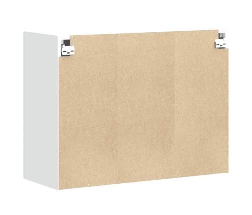 Virtuves Sienas Skapītis, Kalmar, Balts, Inženierijas Koks Vidaxl