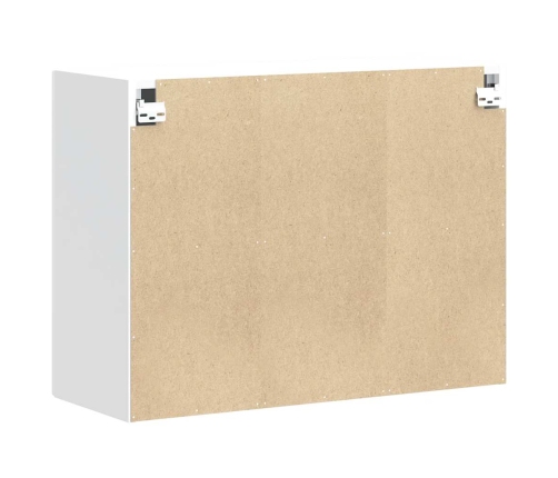 Virtuves Sienas Skapītis Kalmar Spīdīgi Balta Inženierijas Koks Vidaxl