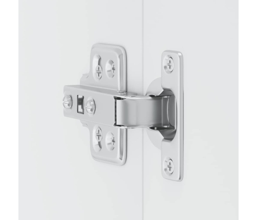 Virtuves Sienas Skapītis Kalmar Spīdīgi Balta Inženierijas Koks Vidaxl