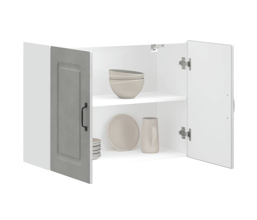 Virtuves Sienas Skapītis, Kalmar, Betona Pelēks Vidaxl