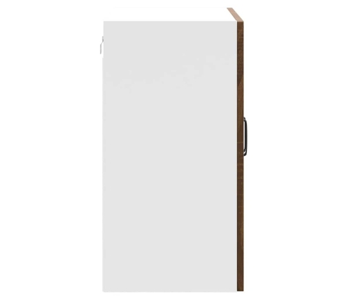 Virtuves Sienas Skapītis Kalmar Brūna Ozola Inženierijas Koks Vidaxl