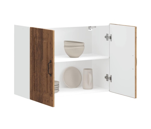 Virtuves Sienas Skapītis Kalmar Veca Koka Inženierijas Koks Vidaxl