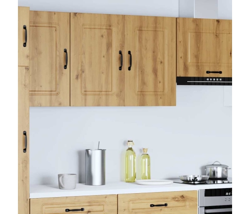 Virtuves Sienas Skapītis, Kalmar, Koka Karas, Inženierijas Koks Vidaxl
