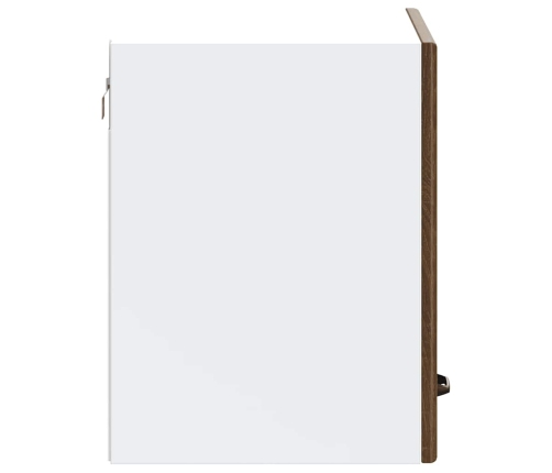 Virtuves Sienas Skapītis Kalmar Brūna Ozola Inženierijas Koks Vidaxl