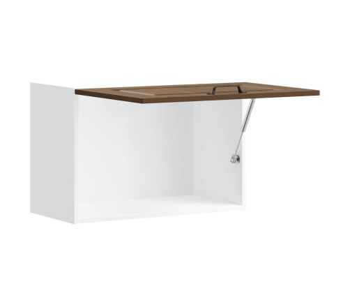 Virtuves Sienas Skapītis Kalmar Brūna Ozola Inženierijas Koks Vidaxl