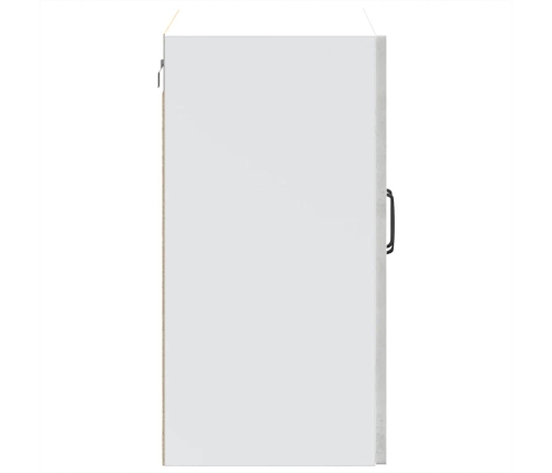 Virtuves Sienas Skapis Ar Stikla Durvīm Kalmar Betona Pelēks Vidaxl