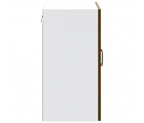 vidaXL virtuves sienas skapis ar stikla durvīm Kalmar brūna ozola