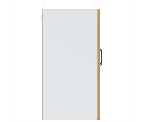 vidaXL virtuves sienas skapis ar stikla durvīm Kalmar koka krāsā