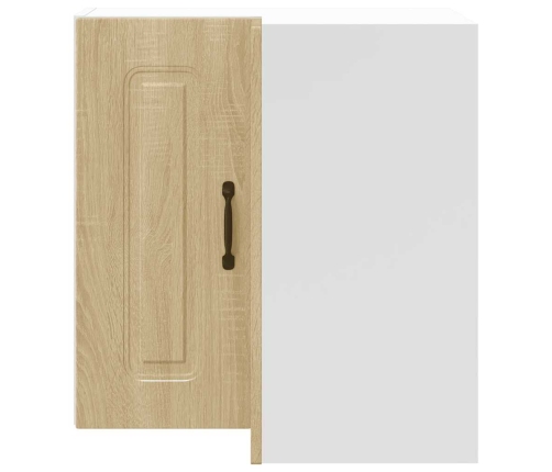 vidaXL virtuves sienas stūra skapis Kalmar ozolkoka inženierijas koks