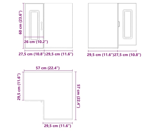 Virtuves Sienas Stūra Skapis 