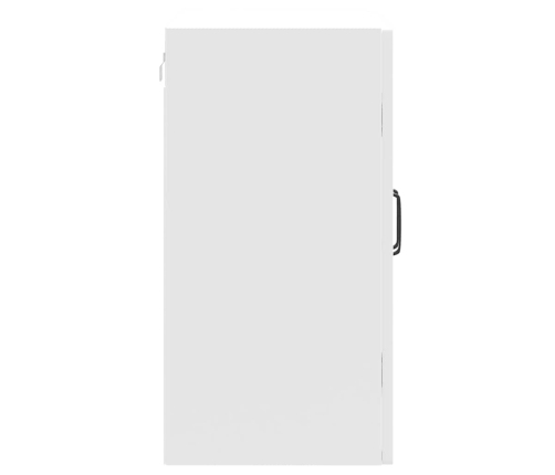 vidaXL virtuves sienas skapis ar stikla durvīm Kalmar spīdīgi balta