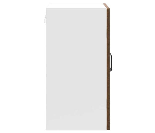 vidaXL virtuves sienas skapis ar stikla durvīm Kalmar brūna ozola