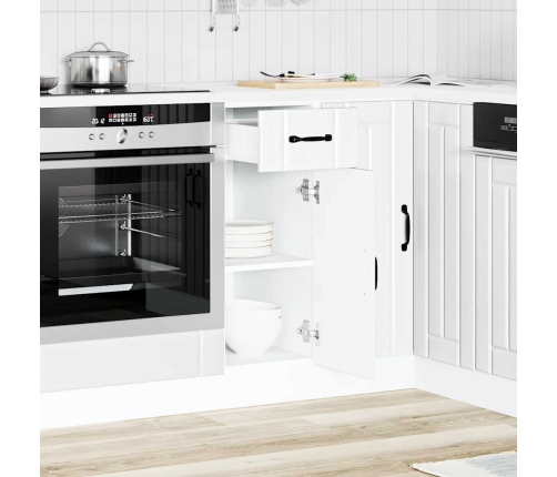 Virtuves Apakšējai Skapītis, Lucca, Balts, Inženierijas Koks Vidaxl