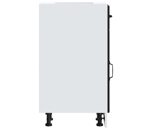 Virtuves Apakšējai Skapītis, Lucca, Melns, Inženierijas Koks Vidaxl