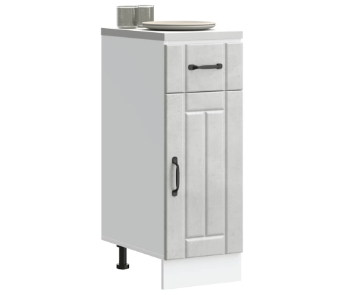 Virtuves Apakšējai Skapītis, Lucca, Betona Pelēks Vidaxl