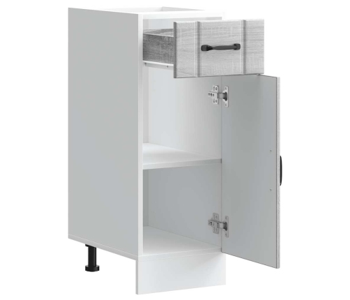 Virtuves Apakšējai Skapītis, Lucca, Pelēka Ozolkoka Krāsa Vidaxl