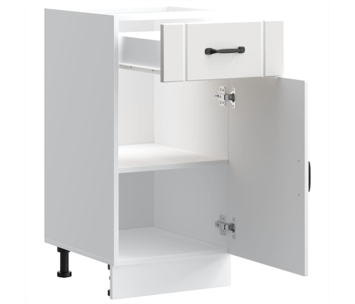 Virtuves Apakšējai Skapītis, Lucca, Balts, Inženierijas Koks Vidaxl