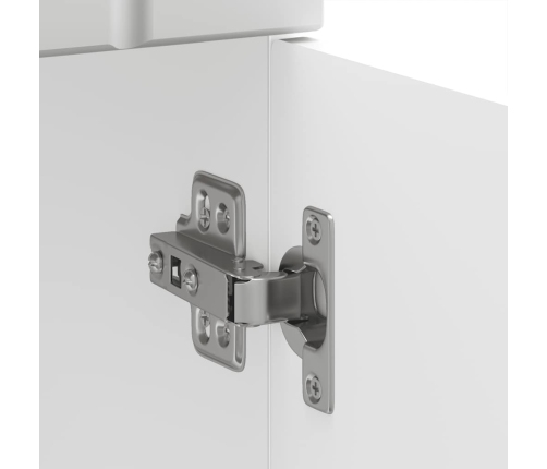 Virtuves Apakšējai Skapītis, Lucca, Balts, Inženierijas Koks Vidaxl