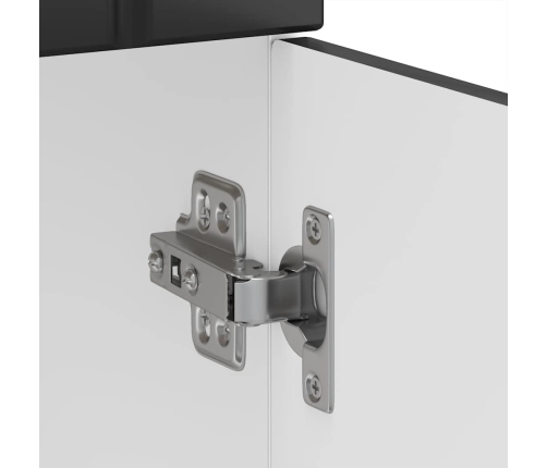 Virtuves Apakšējai Skapītis, Lucca, Melns, Inženierijas Koks Vidaxl