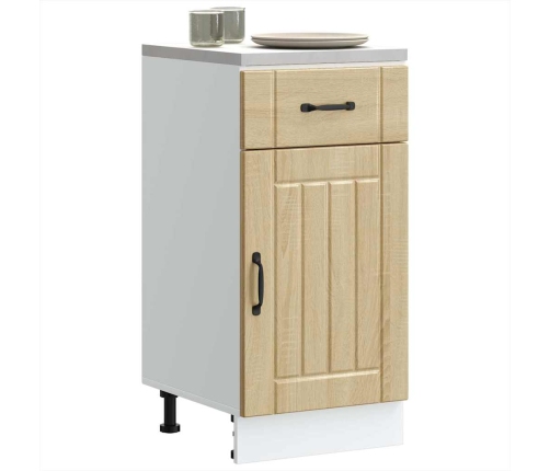 Virtuves Apakšējai Skapītis, Lucca, Ozolkoka Krāsa Vidaxl