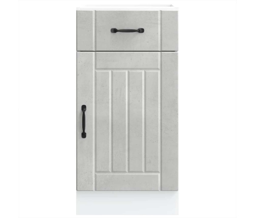 Virtuves Apakšējai Skapītis, Lucca, Betona Pelēks Vidaxl