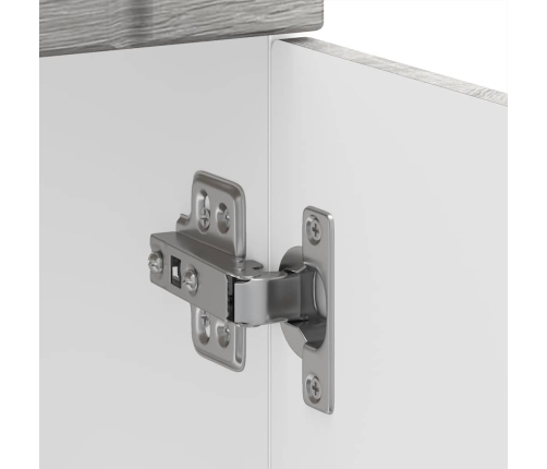 Virtuves Apakšējai Skapītis, Lucca, Pelēka Ozolkoka Krāsa Vidaxl