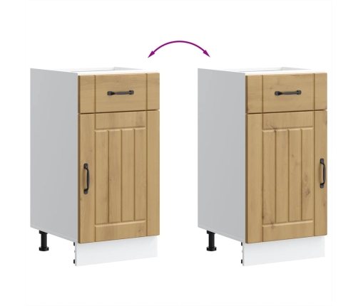 Virtuves Apakšējai Skapītis, Lucca, Koka Karas Vidaxl