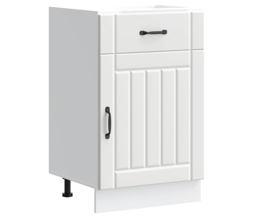 Virtuves Apakšējai Skapītis, Lucca, Balts, Inženierijas Koks Vidaxl