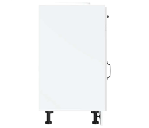 Virtuves Apakšējai Skapītis, Lucca, Balts, Inženierijas Koks Vidaxl