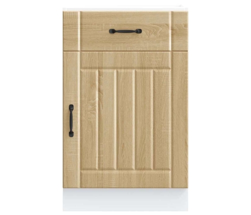 Virtuves Apakšējai Skapītis, Lucca, Ozolkoka Krāsa Vidaxl