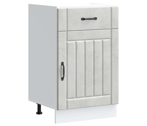 Virtuves Apakšējai Skapītis, Lucca, Betona Pelēks Vidaxl