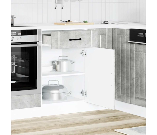 Virtuves Apakšējai Skapītis, Lucca, Betona Pelēks Vidaxl