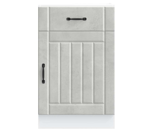 Virtuves Apakšējai Skapītis, Lucca, Betona Pelēks Vidaxl