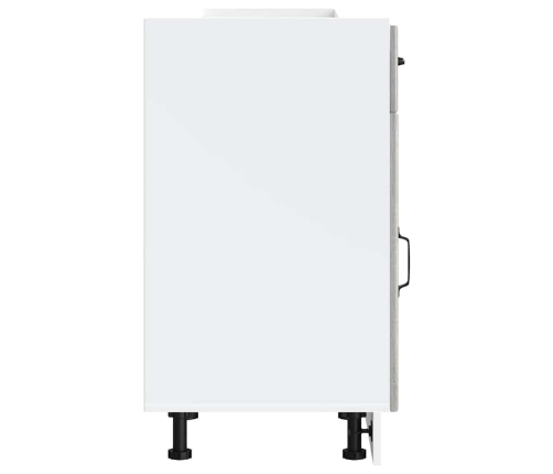 Virtuves Apakšējai Skapītis, Lucca, Pelēka Ozolkoka Krāsa Vidaxl