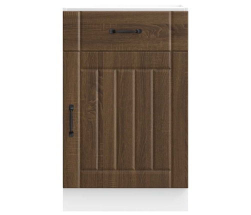 Virtuves Apakšējai Skapītis, Lucca, Ozolkoka Krāsa Vidaxl