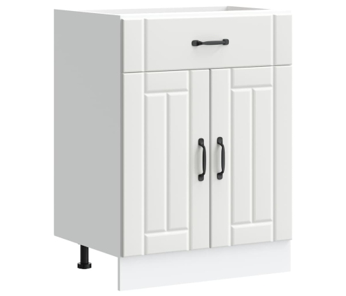 Virtuves Apakšējai Skapītis, Lucca, Balts, Inženierijas Koks Vidaxl