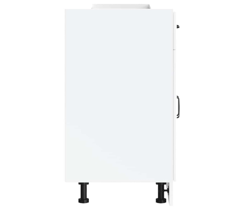 Virtuves Apakšējai Skapītis, Lucca, Balts, Inženierijas Koks Vidaxl