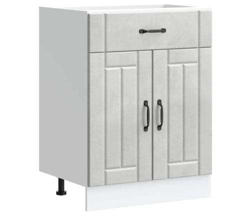 Virtuves Apakšējai Skapītis, Lucca, Betona Pelēks Vidaxl