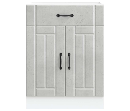 Virtuves Apakšējai Skapītis, Lucca, Betona Pelēks Vidaxl