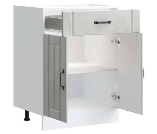 Virtuves Apakšējai Skapītis, Lucca, Betona Pelēks Vidaxl