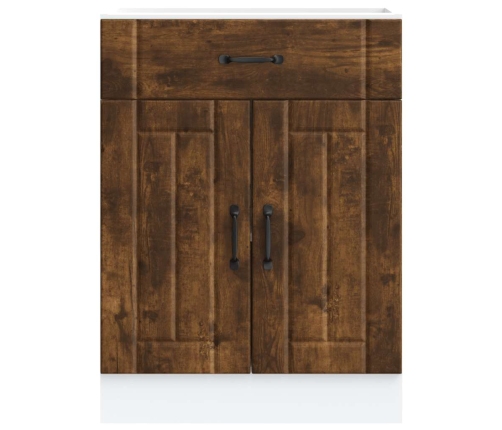 Virtuves Apakšējai Skapītis, Lucca, Ozolkoka Krāsa Vidaxl