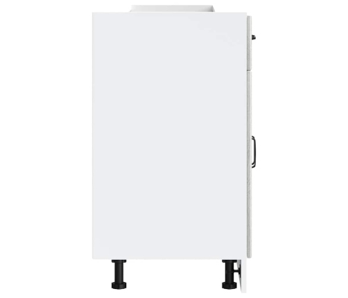 Virtuves Apakšējai Skapītis, Lucca, Pelēka Ozolkoka Krāsa Vidaxl