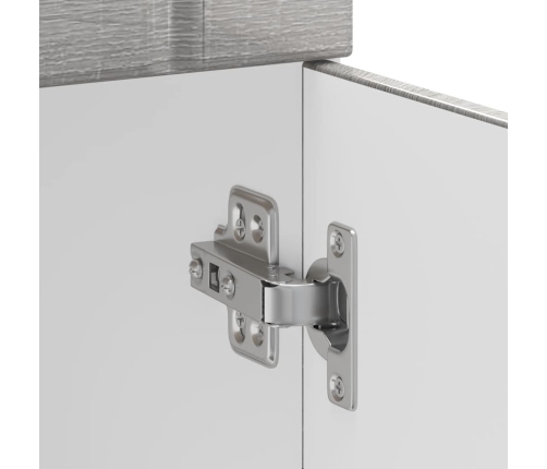 Virtuves Apakšējai Skapītis, Lucca, Pelēka Ozolkoka Krāsa Vidaxl