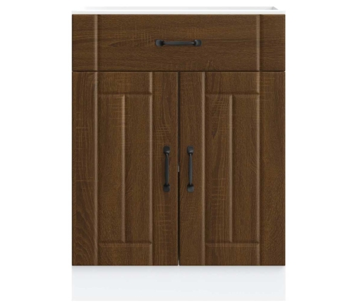 Virtuves Apakšējai Skapītis, Lucca, Ozolkoka Krāsa Vidaxl