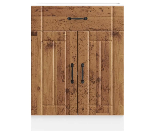 Virtuves Apakšējai Skapītis, Lucca, Veca Koka Vidaxl