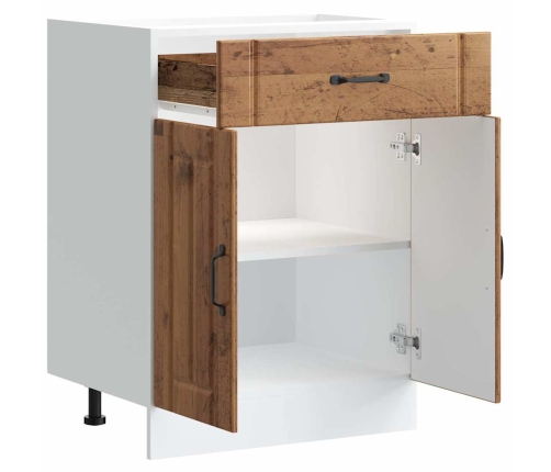 Virtuves Apakšējai Skapītis, Lucca, Veca Koka Vidaxl