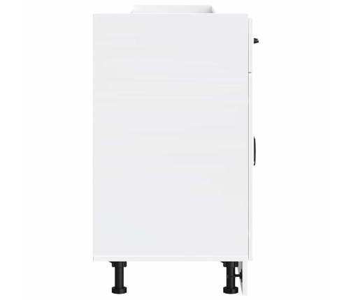 Virtuves Apakšējai Skapītis, Lucca, Balts, Inženierijas Koks Vidaxl