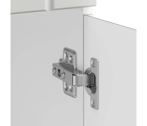 Virtuves Apakšējai Skapītis, Lucca, Balts, Inženierijas Koks Vidaxl