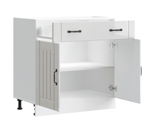 Virtuves Apakšējai Skapītis, Lucca, Inženierijas Koks Vidaxl