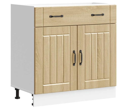 Virtuves Apakšējai Skapītis, Lucca, Ozolkoka Krāsa Vidaxl